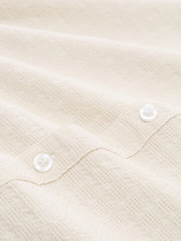TOM TAILOR Regular fit Button Up Shirt in White