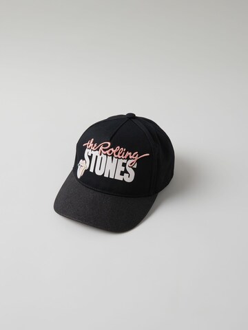 NAME IT Hat 'The Rolling Stones' in Black