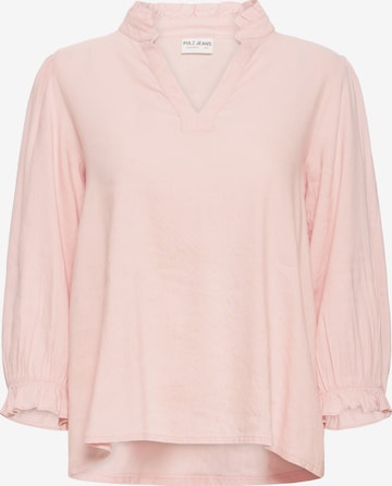 Chemisier 'PZLUCA FRILL' Pulz en rose : devant