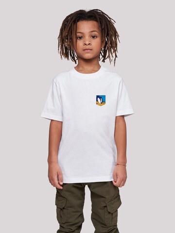 T-Shirt 'Looney Tunes Road Runner Face' F4NT4STIC en blanc : devant