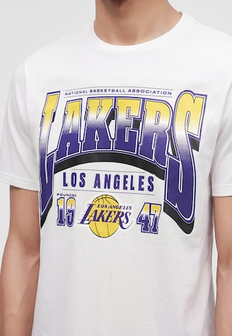 NEW ERA T-shirt 'NBA LOSLAK' i vit