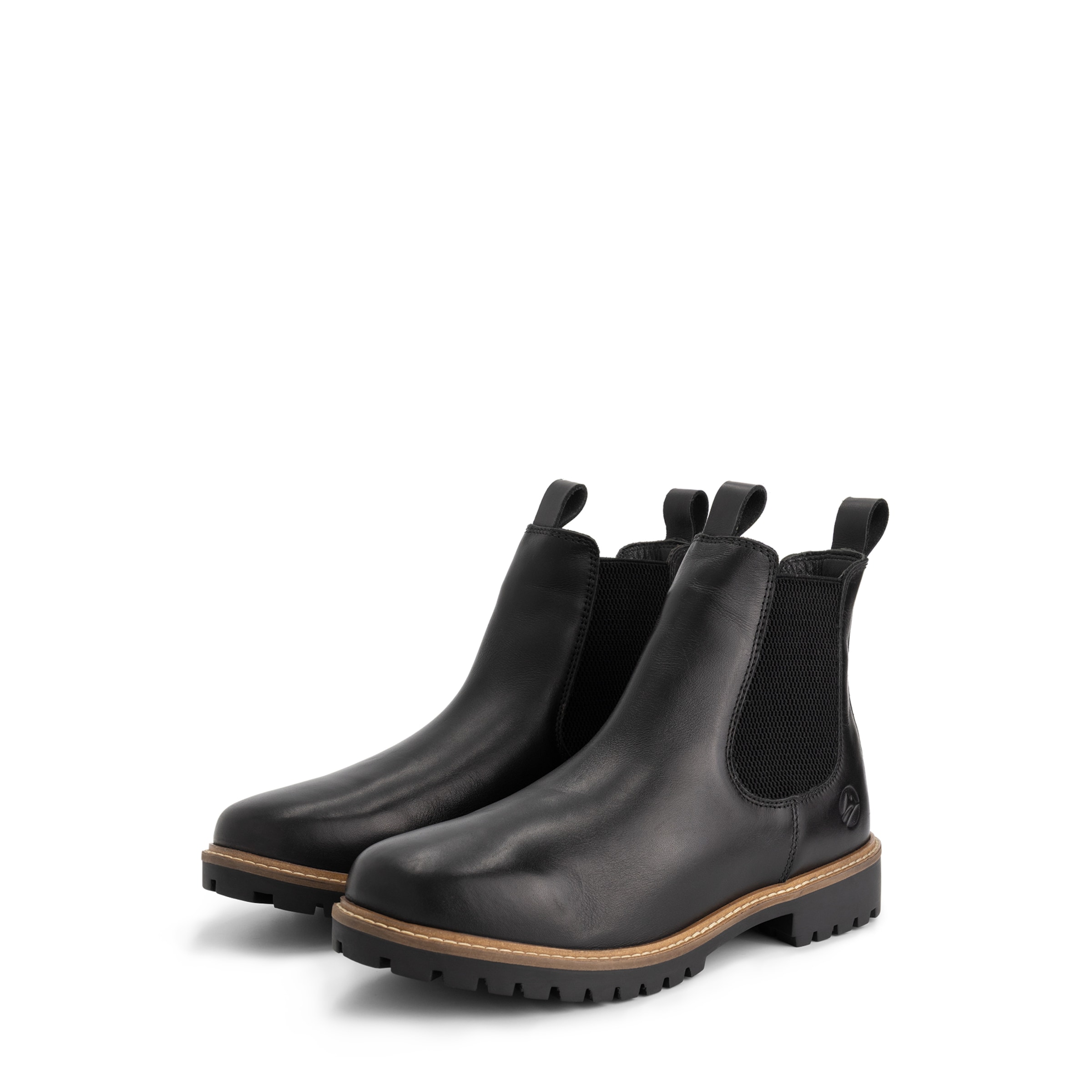 Travelin Chelsea boots 'Randaberg' in Zwart