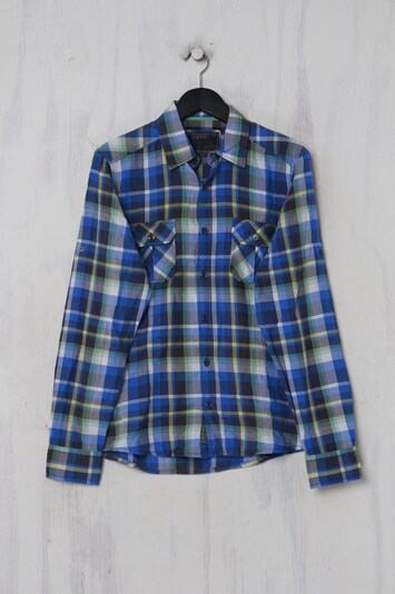 ESPRIT Button Up Shirt in S in Blue / Yellow / Grey / Light green, Item view