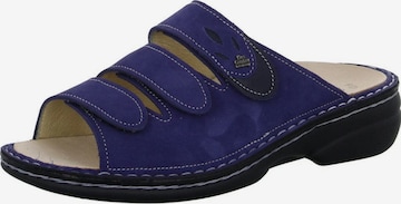 Finn Comfort Mules in Blue: front