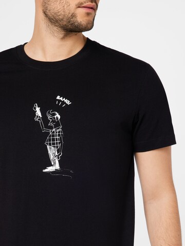 Iriedaily T-shirt 'Dummy Gun' i svart