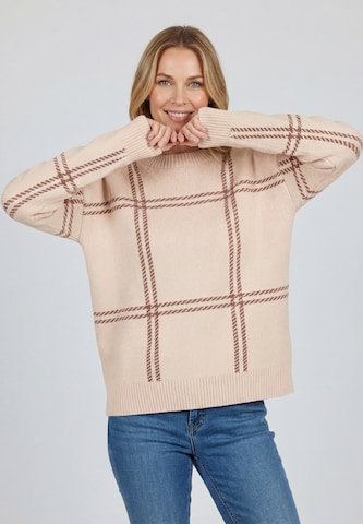 CALEY Pullover in Beige: Vorderseite