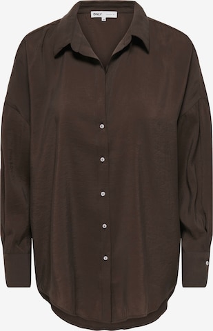 ONLY Blouse 'ONLZazima' in Bruin: voorkant