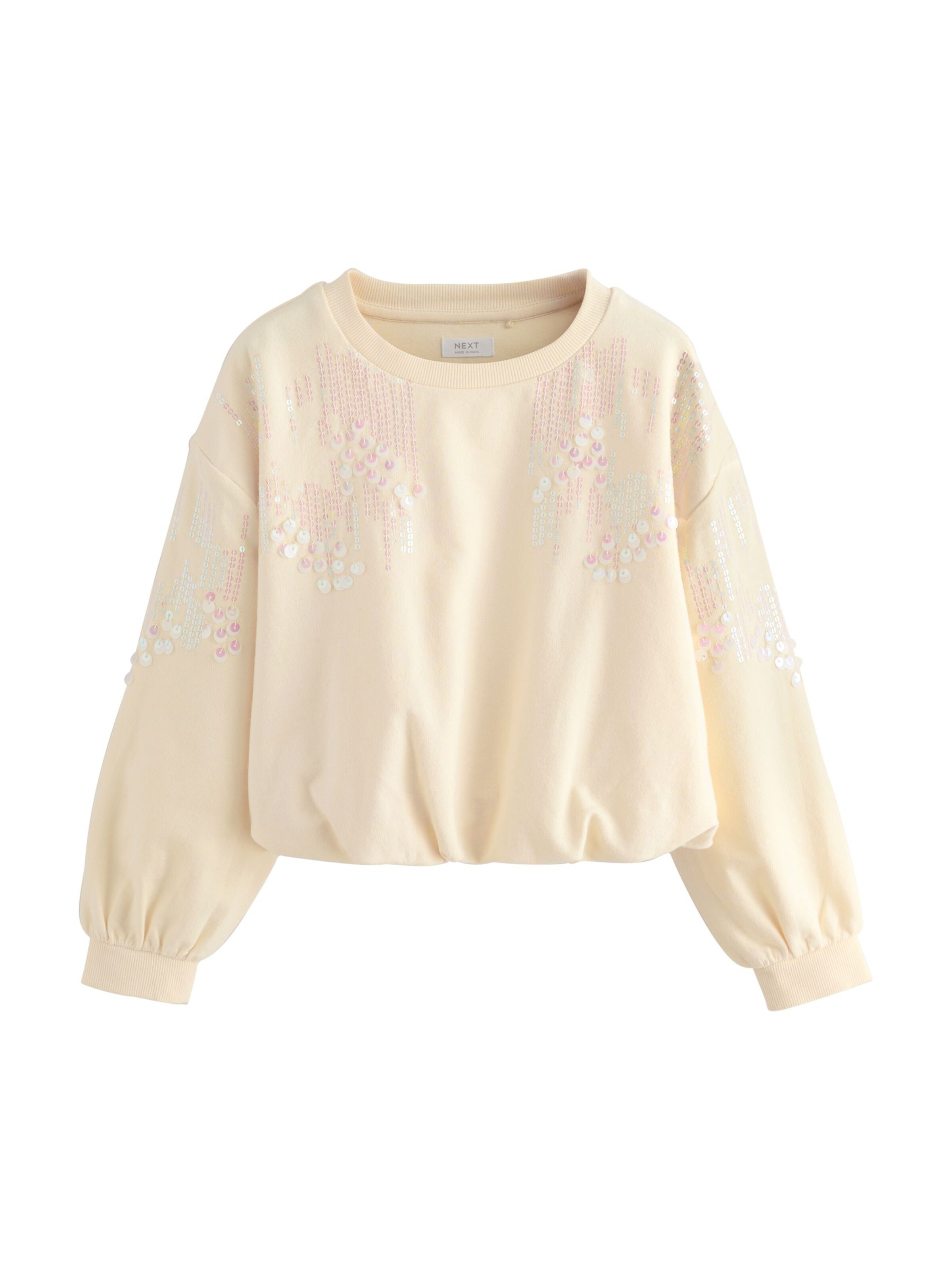 NextSweater majica - bež boja: prednji dio