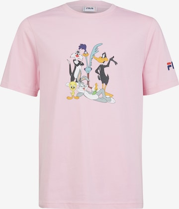 FILA T-Shirt 'Landscheid' in Pink: predná strana