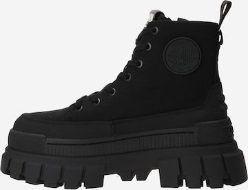 Palladium Lace-Up Ankle Boots 'Revolt' in Black