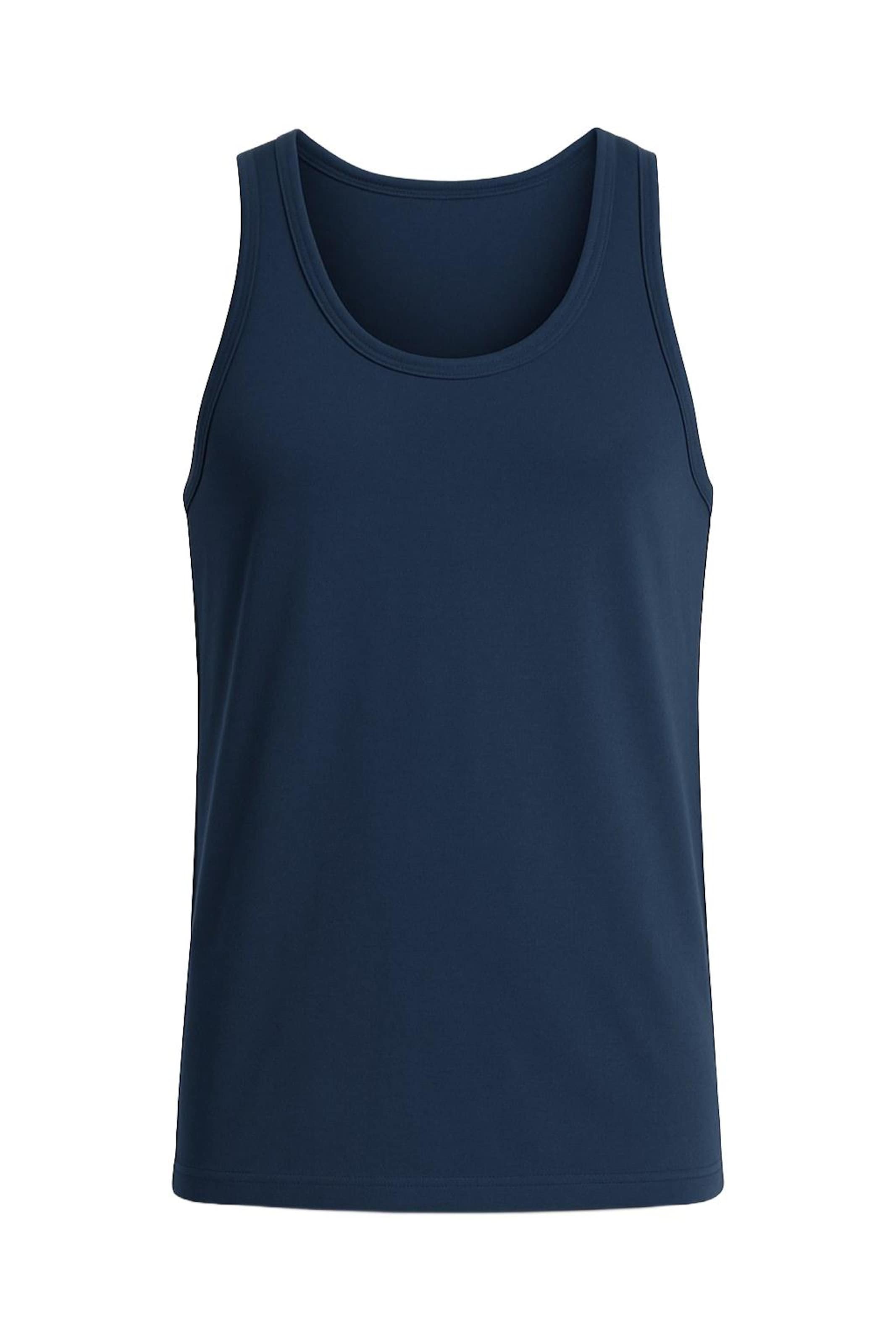 Blackspade Onderhemd in Blauw: voorkant