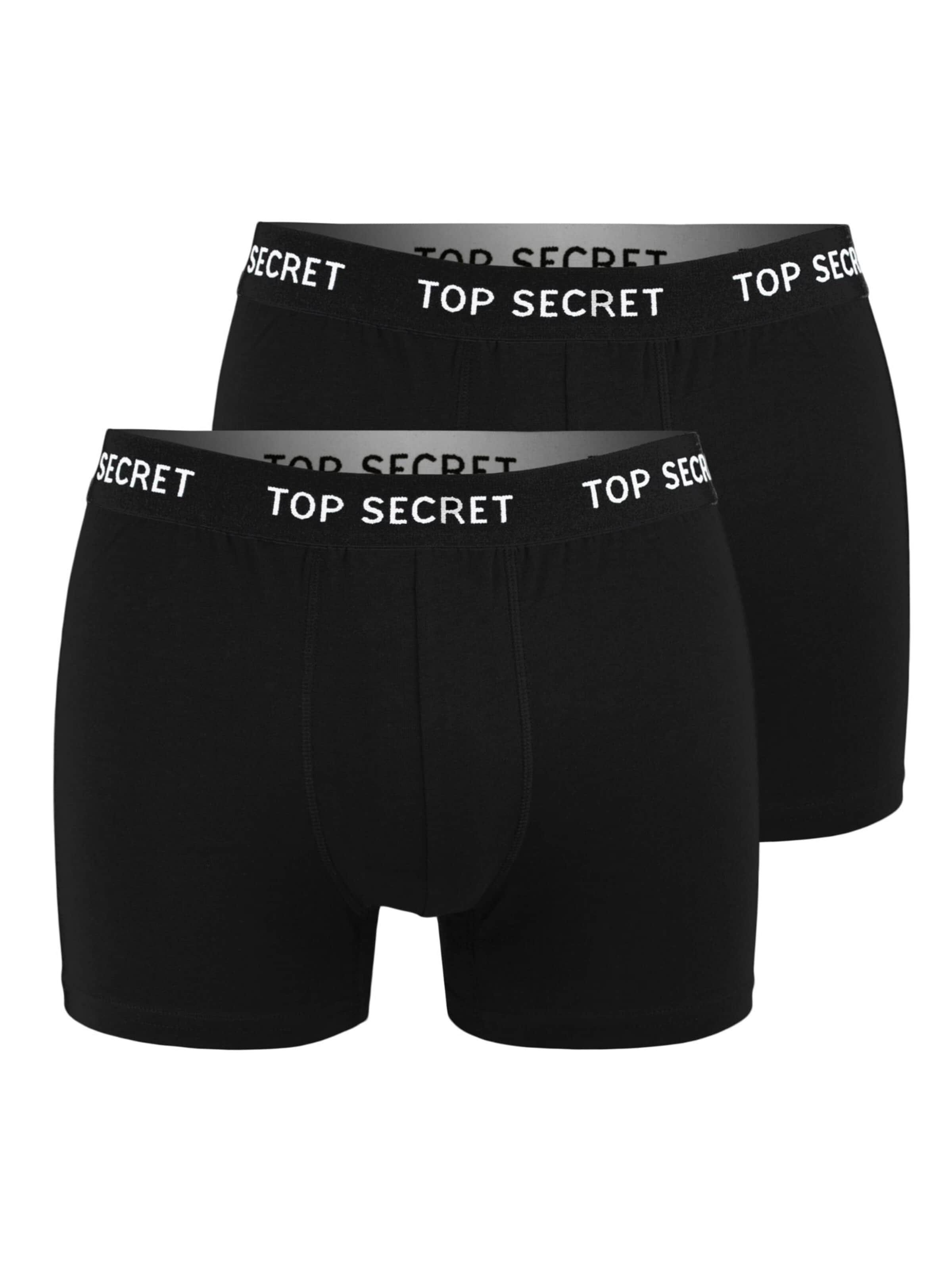 Top Secret Boxershorts‌‌‌‌‌‌ in Schwarz