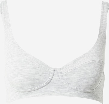 Invisible Soutien-gorge 'Ovia' hunkemöller x NA-KD en gris : devant