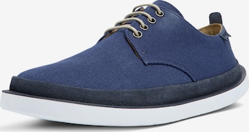 CAMPER Lace-Up Shoes 'Wagon' in Blue: front