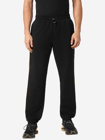 Plein Sport Tapered Hose in Schwarz: Vorderseite