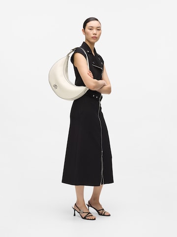 Karl Lagerfeld - Bolso de hombro 'Autograph' en blanco