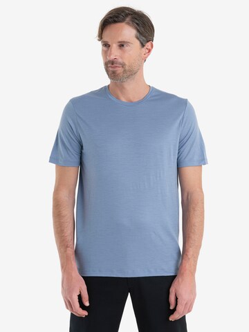 ICEBREAKER Funkcionalna majica 'Tech Lite II' | modra barva: sprednja stran