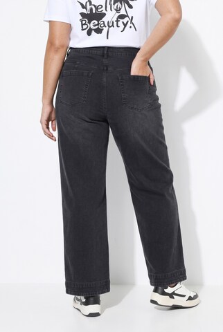 MIAMODA Loosefit Jeans in Schwarz