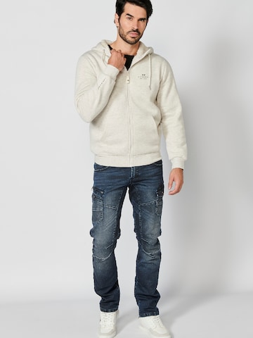 KOROSHI Sweat jacket in Beige