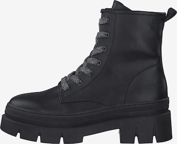 s.Oliver Lace-Up Ankle Boots in Black