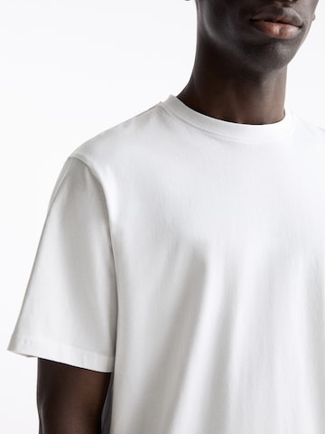 T-Shirt Pull&Bear en blanc