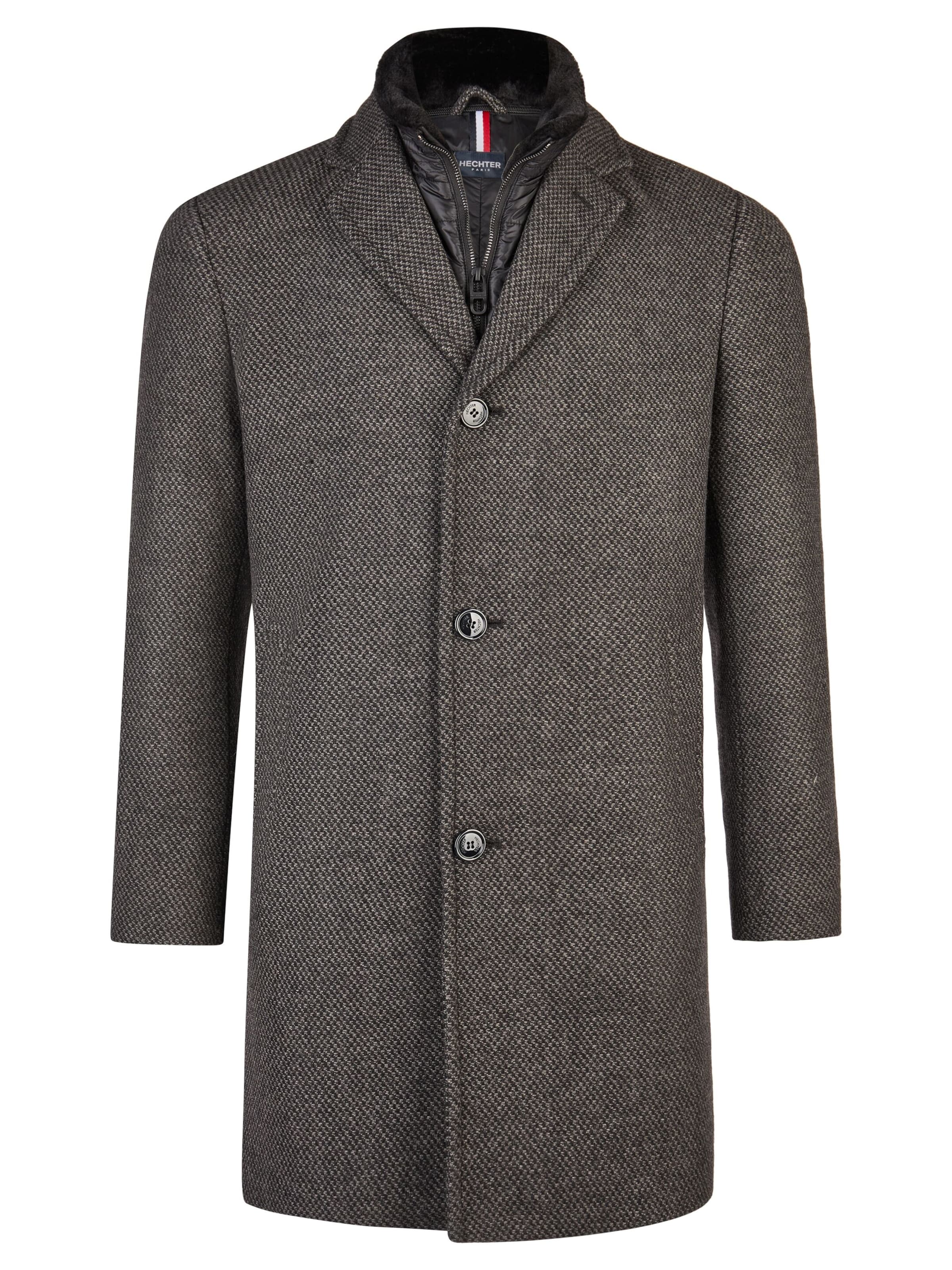 Manteau mi-saison HECHTER PARIS en gris : devant