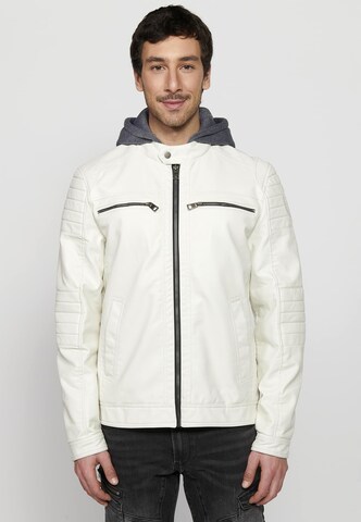 KOROSHI Prehodna jakna | bela barva: sprednja stran