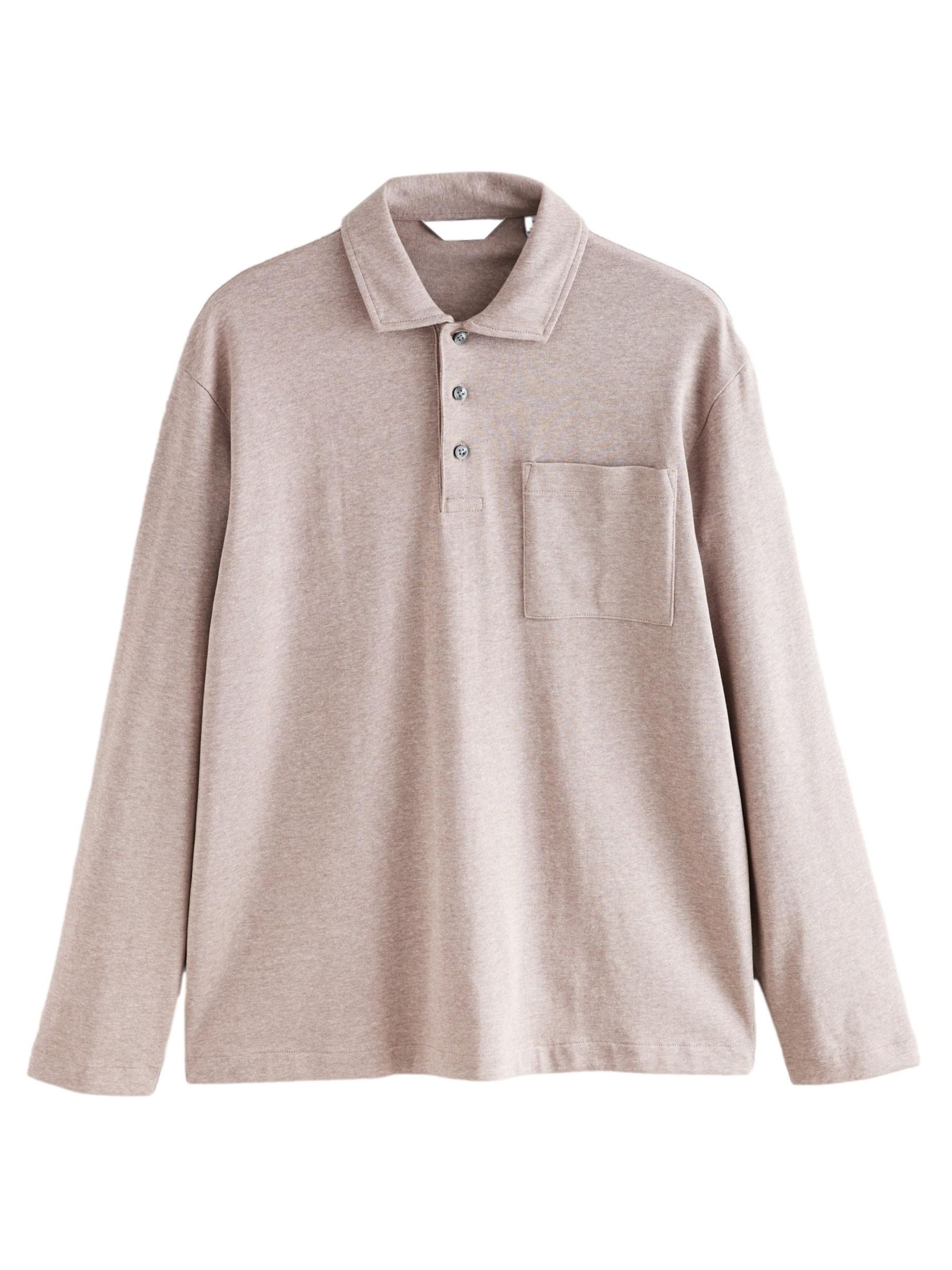 Next Shirt in Beige: voorkant