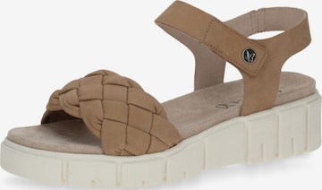 CAPRICE Sandals in Brown: front