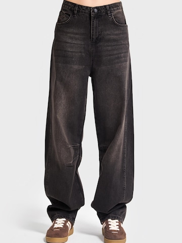 IT'S BASIC Baggy Jeans 'Baggy Mid Rise' in Black