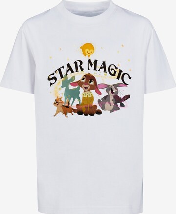 Maglietta 'Wish - Star Magic Group' di ABSOLUTE CULT in bianco: frontale