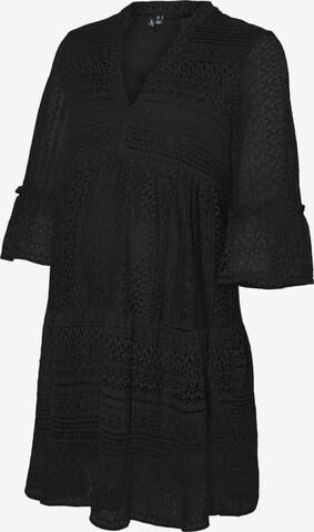 Vero Moda Maternity Shirt Dress 'HONEY' in Black: front