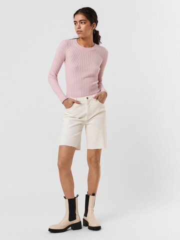 VERO MODA - Regular Calças de ganga em branco