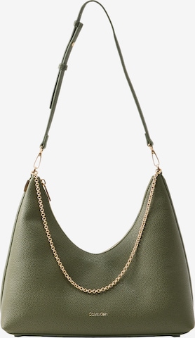Borsa a spalla di Calvin Klein in verde: frontale