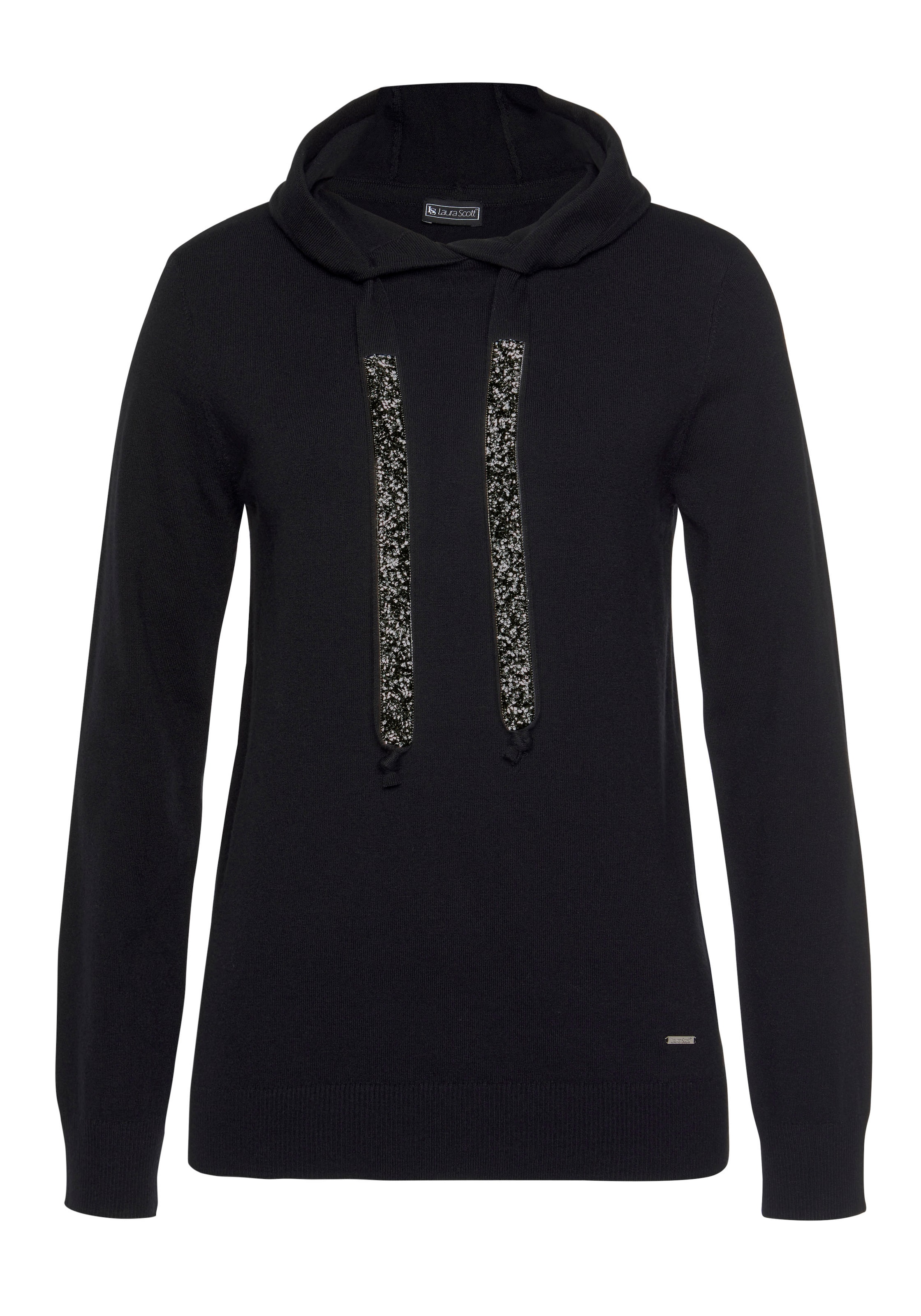 LAURA SCOTT Pullover in Schwarz: Vorderseite