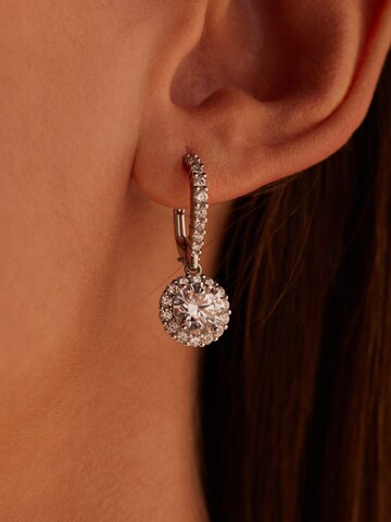 Lucardi Oorbellen 'Statement' in Zilver