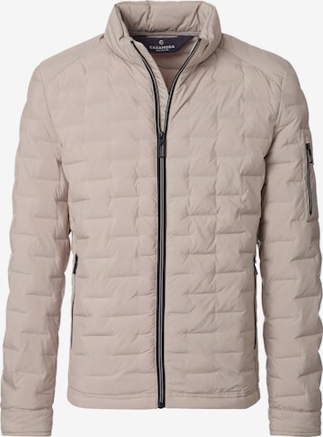 CASAMODA Between-Season Jacket 'Basic' in Beige: front