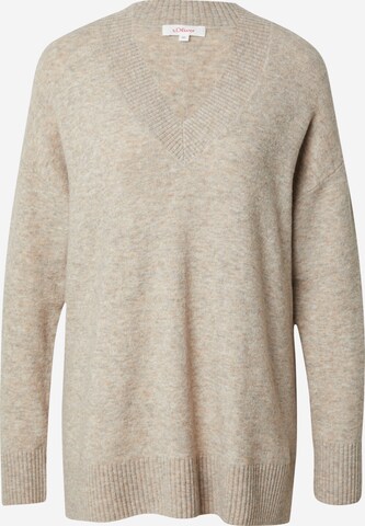 Pull-over s.Oliver en beige : devant