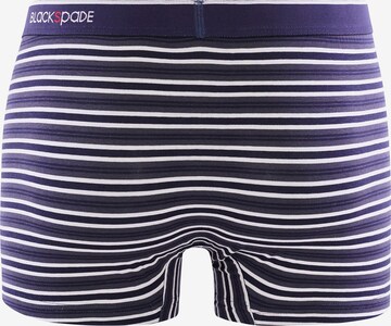 Blackspade Boxer shorts ' Stripes ' in Blue