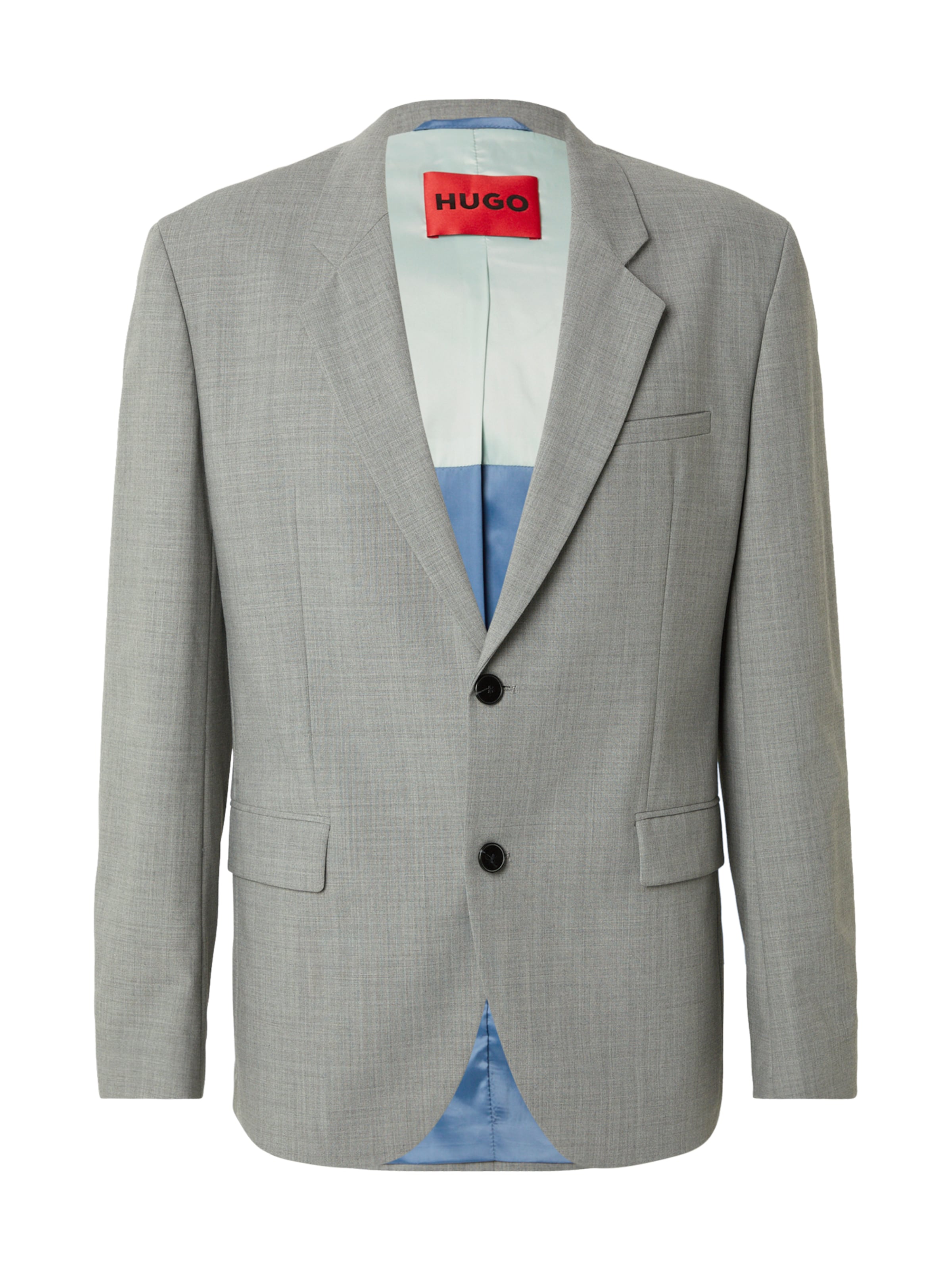 HUGO Средняя посадка Деловой пиджак &#x27;Kris231X&#x27; в Серый: спереди
