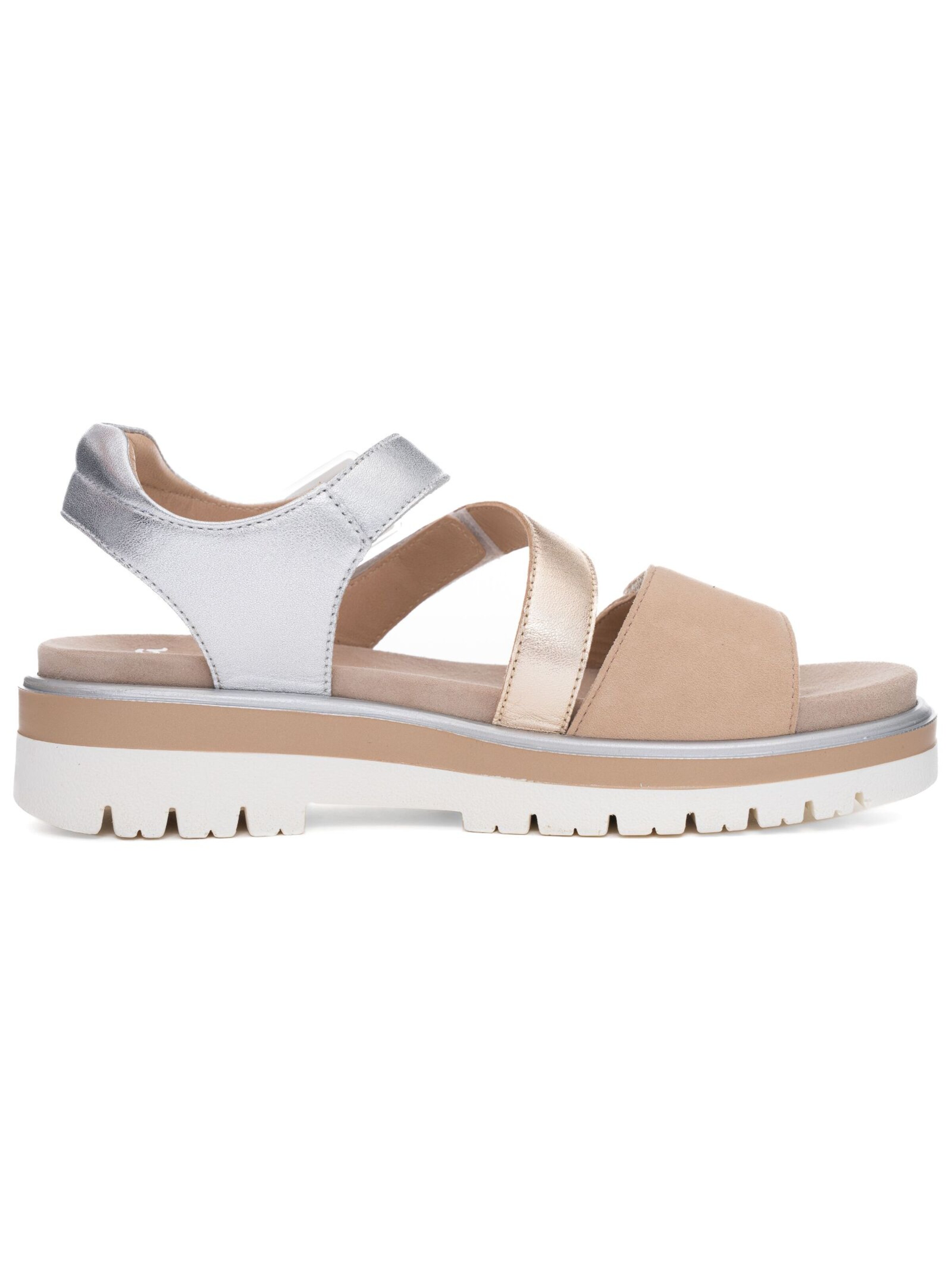 Sandalo con cinturino di ARA in argento