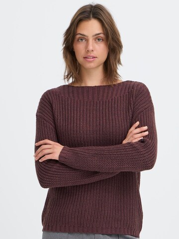 Oxmo - Pullover ' OXFKANNA ' em castanho
