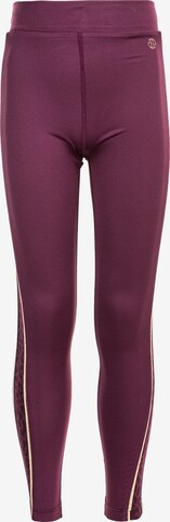 ZigZag Workout Pants 'Daisy' in Purple: front