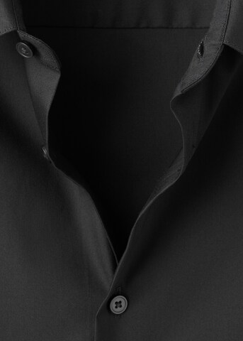 MANGO MAN Slim fit Business Shirt 'Emotion' in Black