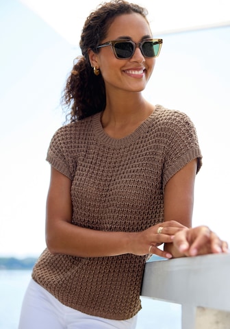 s.Oliver Pullover in Braun: Vorderseite