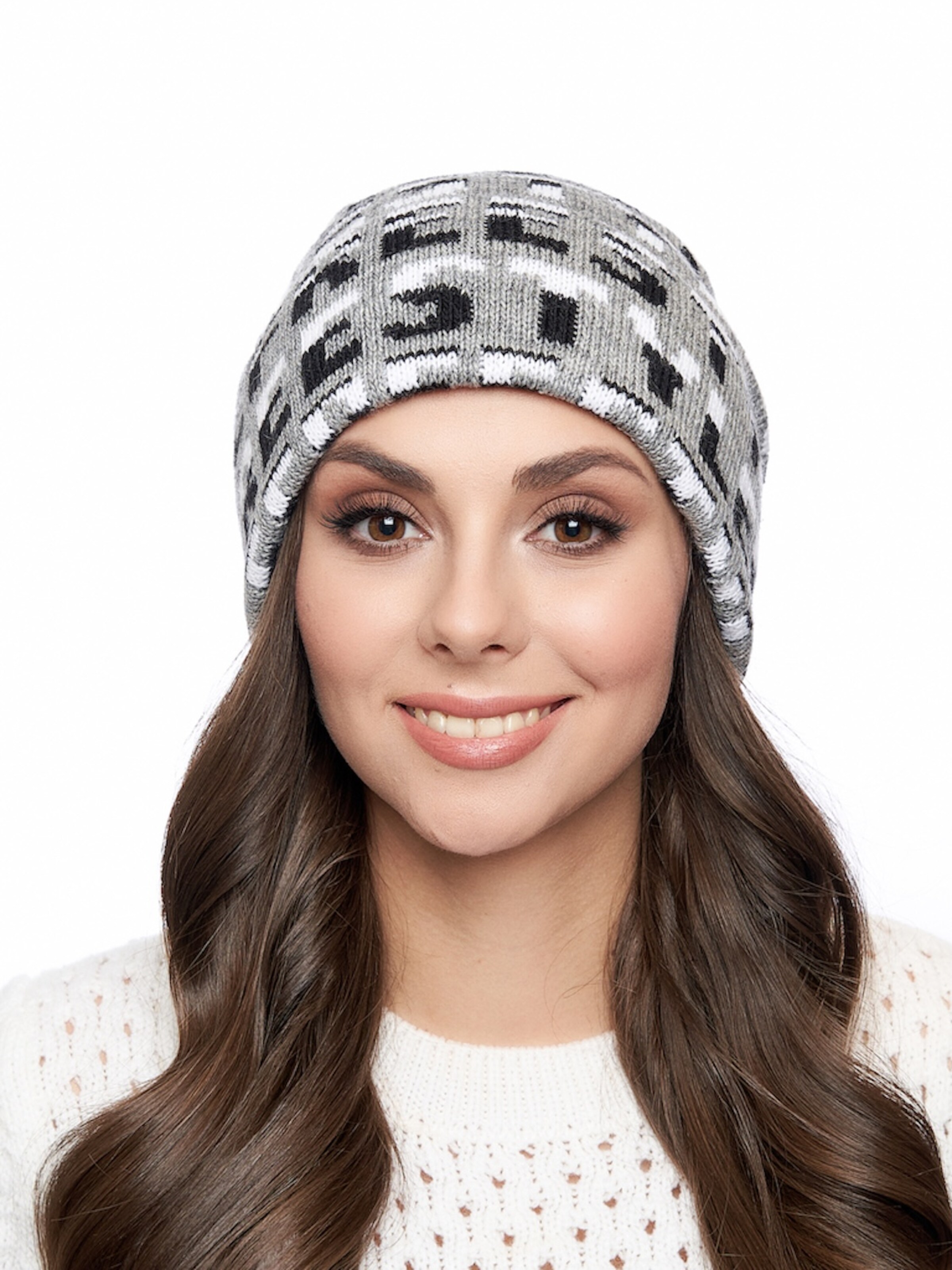 Marhatter Beanie in Grey: front
