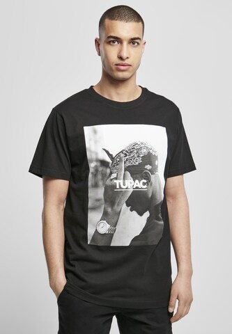 T-Shirt 'F*ck The World' Mister Tee en noir : devant