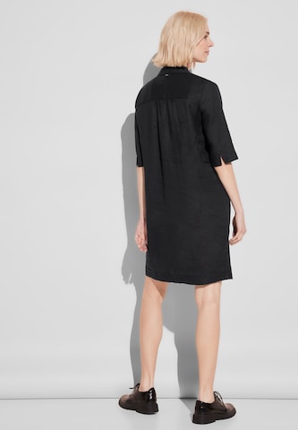 STREET ONE Shirt Dress in Black