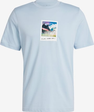 T-Shirt fonctionnel 'All Day I Dream About...' ADIDAS SPORTSWEAR en bleu : devant
