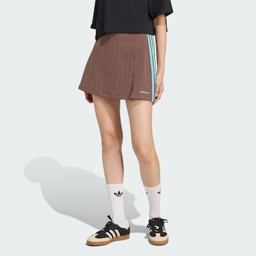 Jupe ADIDAS ORIGINALS en marron : devant